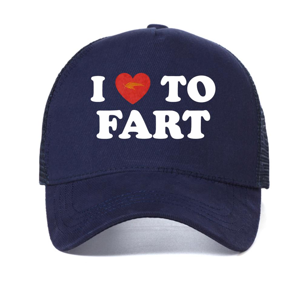 I Love To Fart baseball cap Funny and self deprecating Men Women caps fashion outdoor casual sport hat adjustable snapback hats Adjustable темно-синього кольору
I Love To Fart baseball cap Funny and self deprecating Men Women caps fashion outdoor casual sport hat adjustable snapback hats Adjustable темно-синього кольору