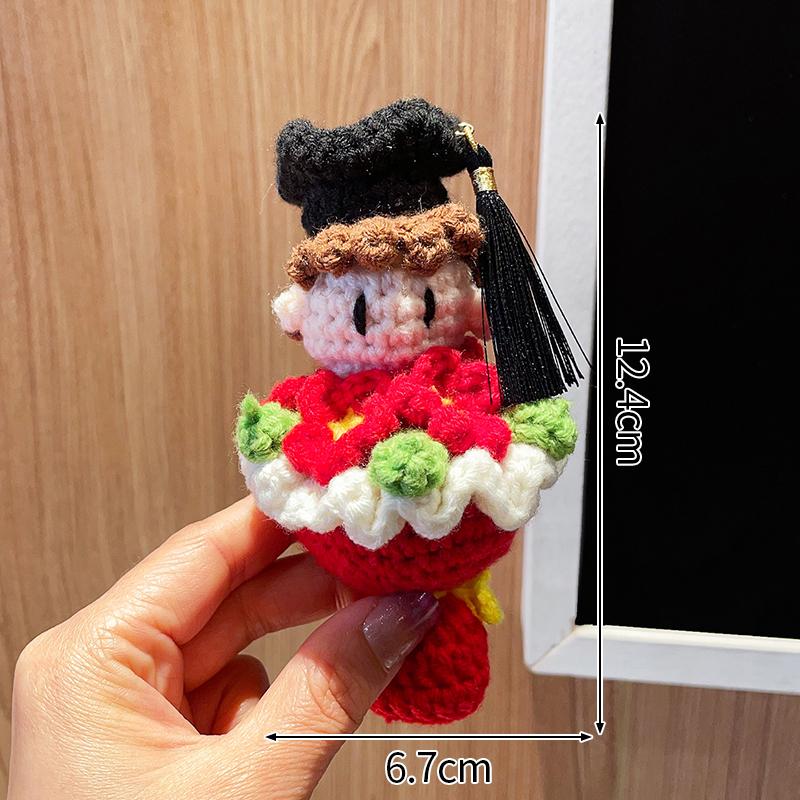 Mini Flower Bouquet Knitting Keychain Crochet Rose Bouquet Keyrings Keychains for Bags Artificial Flower Graduation Gifts
Mini Flower Bouquet Knitting Keychain Crochet Rose Bouquet Keyrings Keychains for Bags Artificial Flower Graduation Gifts
