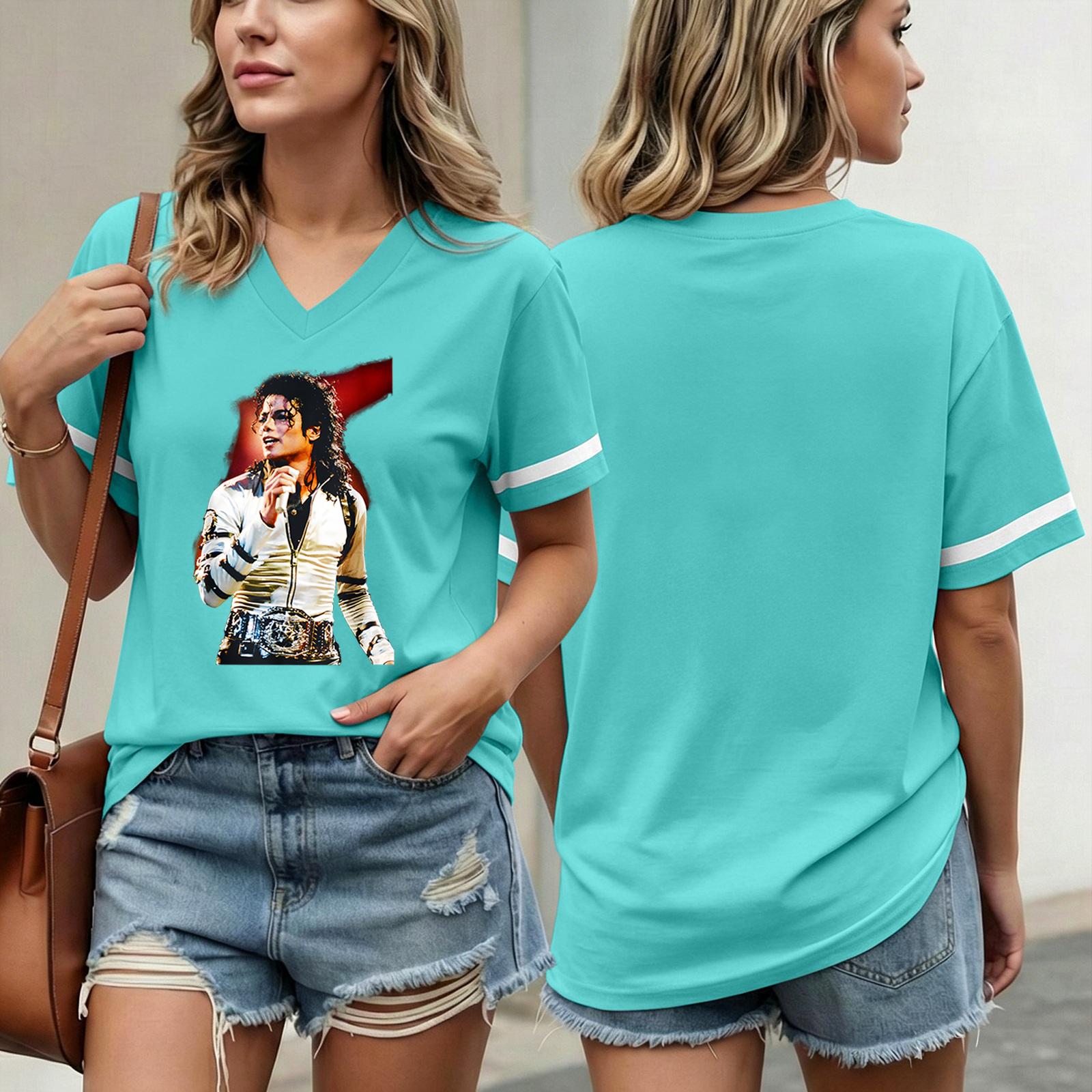 Women s Casual Short Sleeve V Neck T Shirt Fashion Printed Top Lightweight Comfortable Summer Tee for Everyday Wear L циан
Women s Casual Short Sleeve V Neck T Shirt Fashion Printed Top Lightweight Comfortable Summer Tee for Everyday Wear L циан