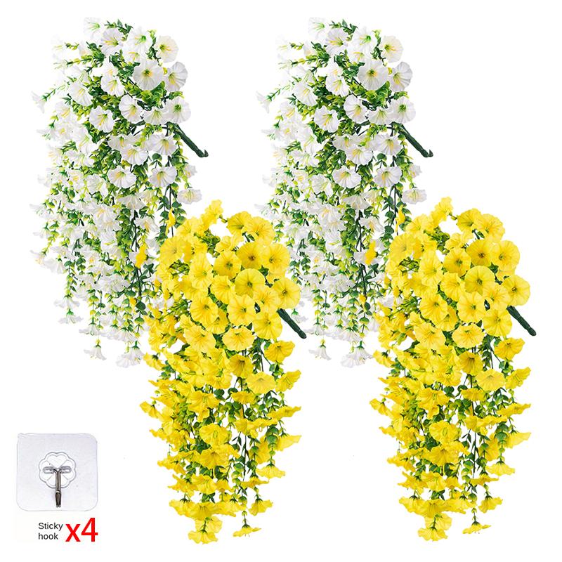 4 шт. Искусственные цветы ипомеи, подвесные лозы, искусственные растения, цветочные гирлянды для свадьбы, двора, дома, сада, уличного украшения
4 шт. Искусственные цветы ипомеи, подвесные лозы, искусственные растения, цветочные гирлянды для свадьбы, двора, дома, сада, уличного украшения