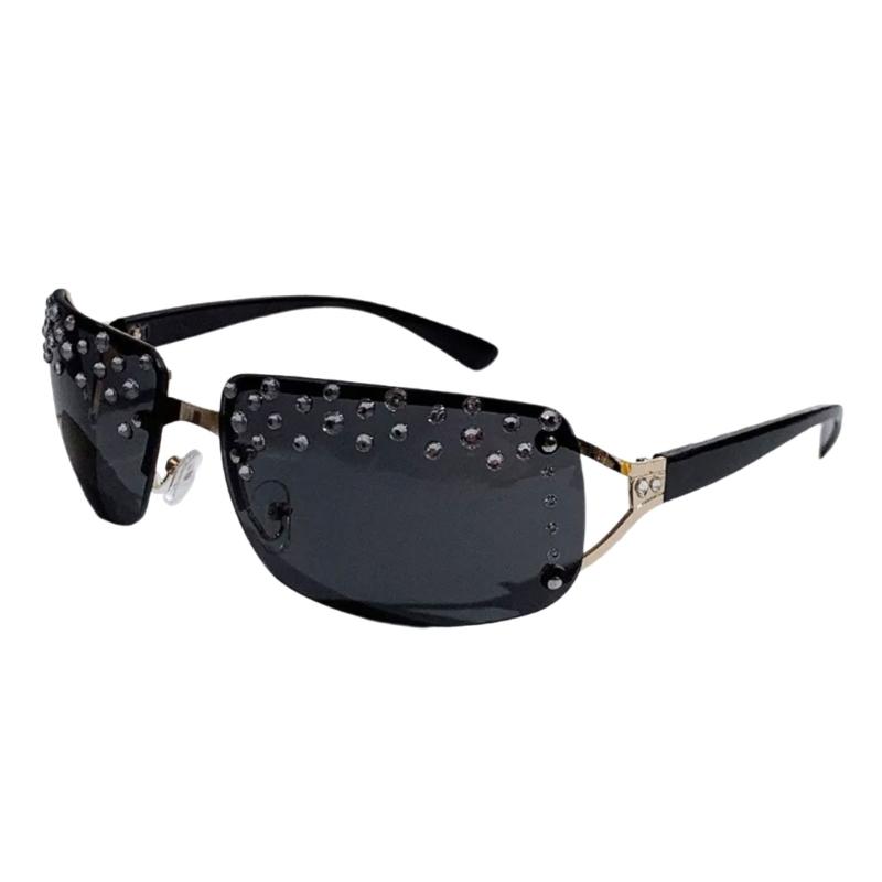 Rectangles Rhinestones Sunglasses Trendy Sun Glasses Outdoor Vacation Glasses for Active Lifestyle
Rectangles Rhinestones Sunglasses Trendy Sun Glasses Outdoor Vacation Glasses for Active Lifestyle
