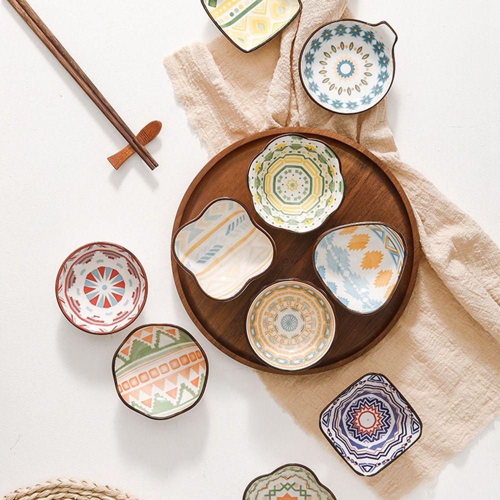 Underglaze Color Ceramic Sauce Dish Bohemian Style Seasoning Dish Dipping Sauce Dish Household I
Underglaze Color Ceramic Sauce Dish Bohemian Style Seasoning Dish Dipping Sauce Dish Household I