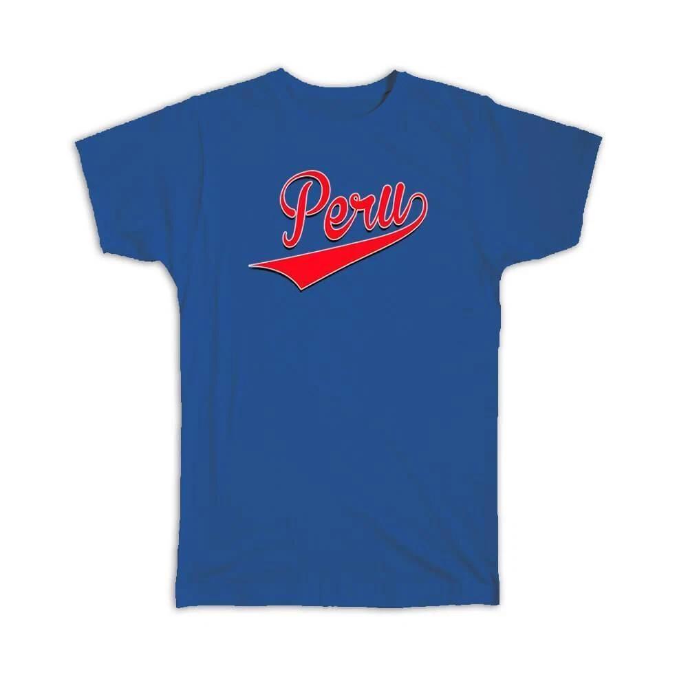 Gift T-Shirt : Peru Flag Varsity Script Baseball Beisbol Country Pride Peruvian 4XL
Gift T-Shirt : Peru Flag Varsity Script Baseball Beisbol Country Pride Peruvian 4XL