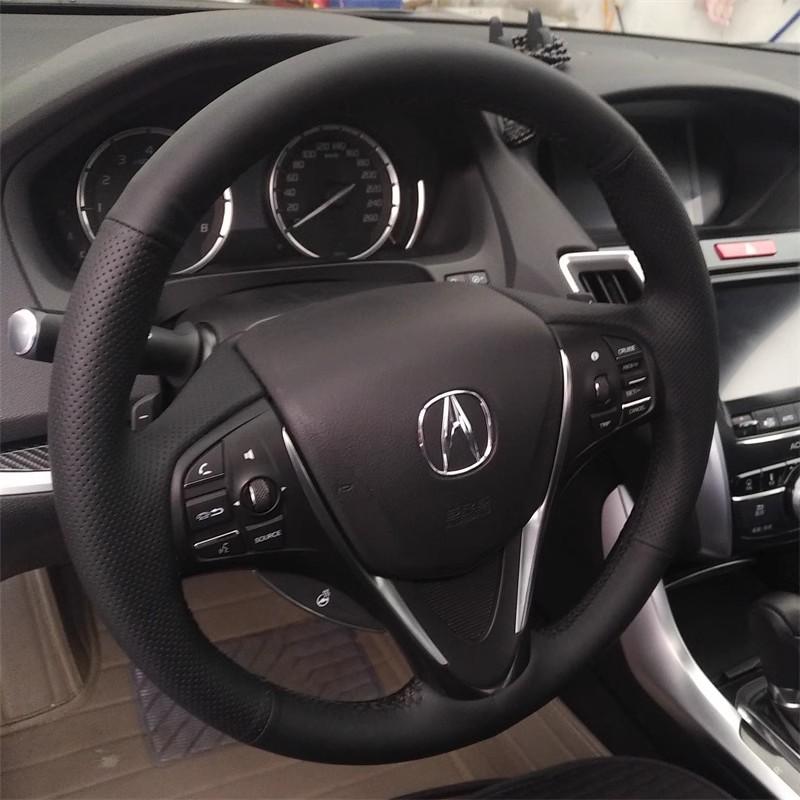 100% Fit For Acura MDX (A-SPEC) 2014-2020 TLX 2015-2020 Hand-stitched non-slip black Genuine Leather car steering wheel cover
100% Fit For Acura MDX (A-SPEC) 2014-2020 TLX 2015-2020 Hand-stitched non-slip black Genuine Leather car steering wheel cover