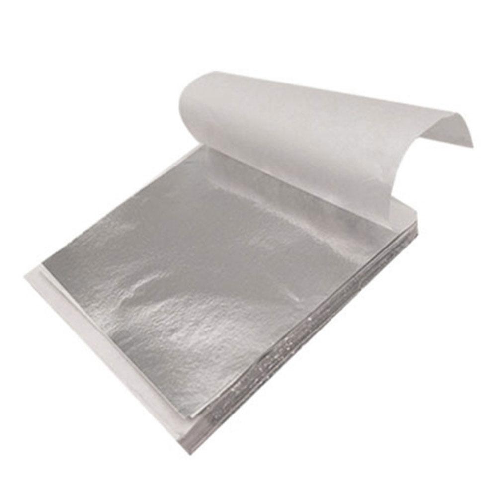 100pcs Imitation Gold Silver Foil Paper Sheets Leaf For Art Gilding Crafting Painting Furniture Drip Glue Decoration 3.15 x3.35
100pcs Imitation Gold Silver Foil Paper Sheets Leaf For Art Gilding Crafting Painting Furniture Drip Glue Decoration 3.15 x3.35