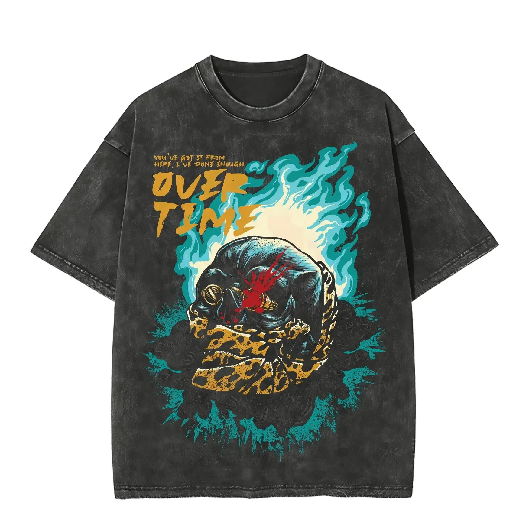 Nanami Overtime Skull T-shirt Jujutsu Kaisen Anime Tee Vintage Washed Oversized Retro Harajuku Streetwear Graphic Men Clothing S
Nanami Overtime Skull T-shirt Jujutsu Kaisen Anime Tee Vintage Washed Oversized Retro Harajuku Streetwear Graphic Men Clothing S