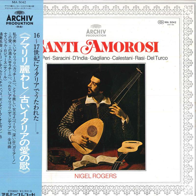 LP Record NIGEL ROGERS - Canti Amorosi MA5042 ARCHIV - Japan Obi Classical Used
LP Record NIGEL ROGERS - Canti Amorosi MA5042 ARCHIV - Japan Obi Classical Used