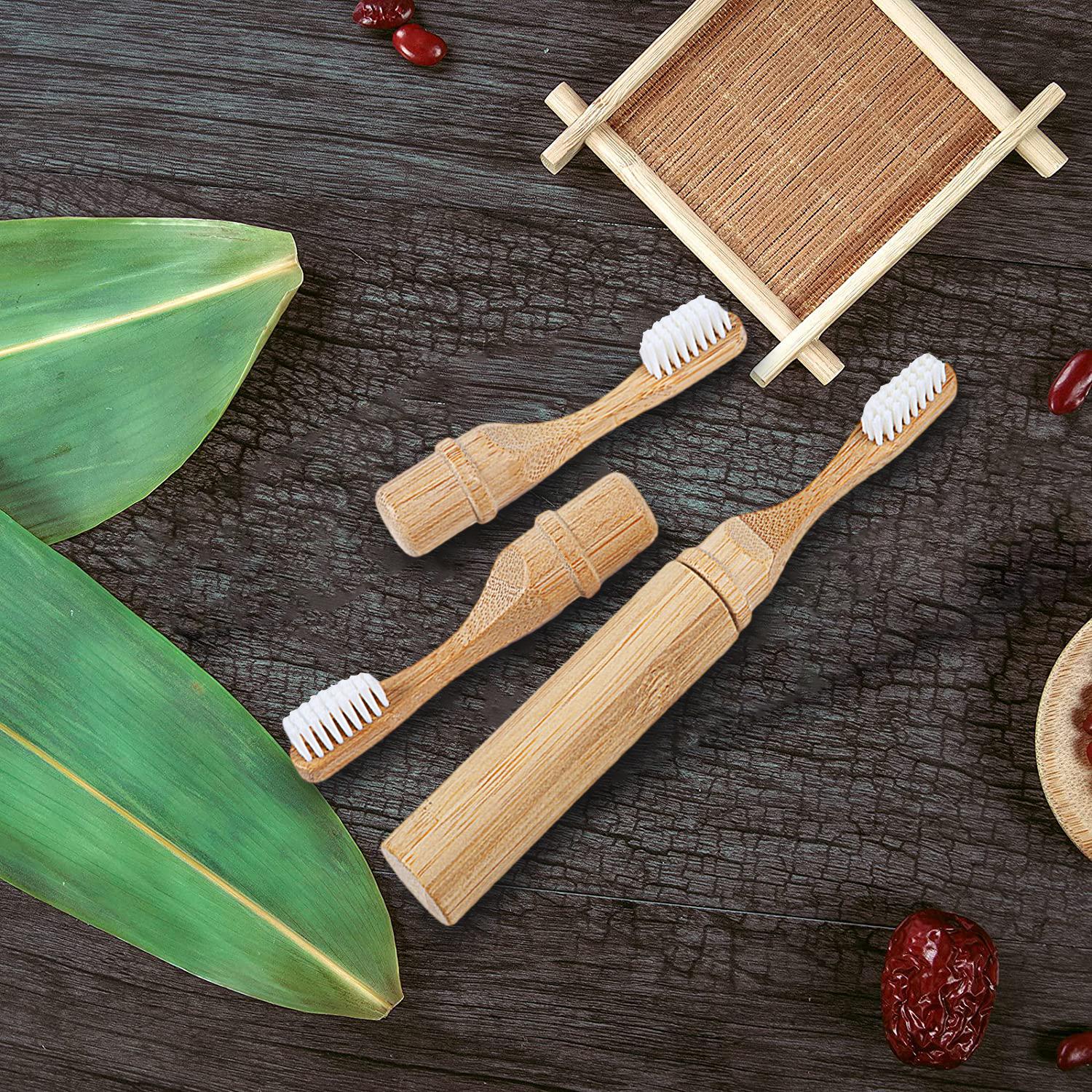 New Bamboo Sleeve Toothbrush and tube-Portable Wood Cover for Toothbrushes,Eco Single Wooden,Rustic Tooth Brush Container Tubes
New Bamboo Sleeve Toothbrush and tube-Portable Wood Cover for Toothbrushes,Eco Single Wooden,Rustic Tooth Brush Container Tubes