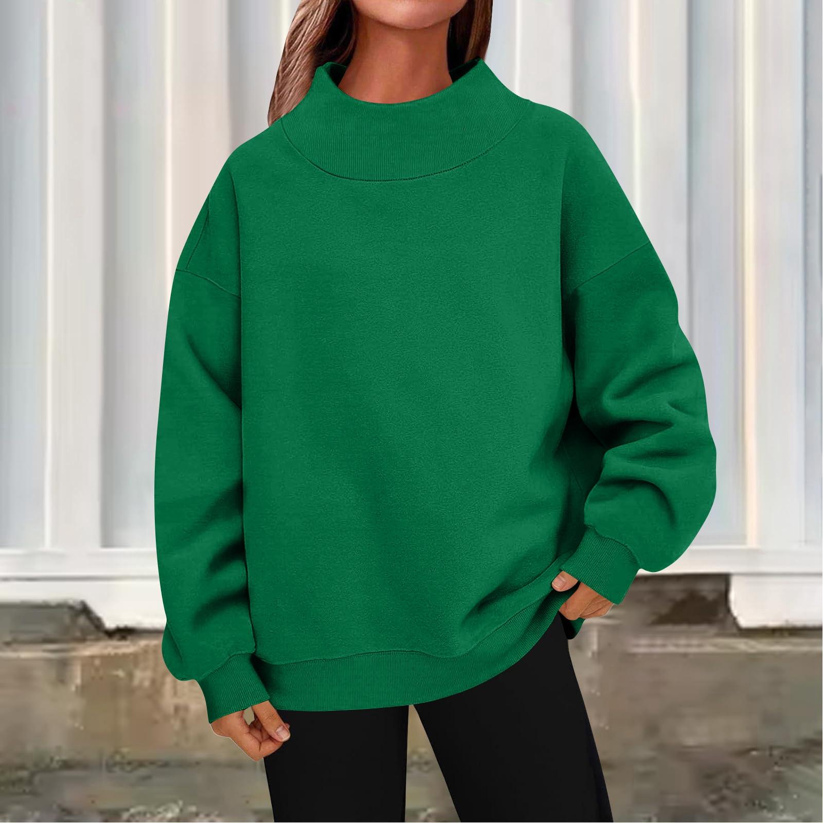 Women s Fashionable Casual Color Round Neck Long Sleeved Pullover Loose Sports Shirt Sweatshirt Top M зелений
Women s Fashionable Casual Color Round Neck Long Sleeved Pullover Loose Sports Shirt Sweatshirt Top M зелений