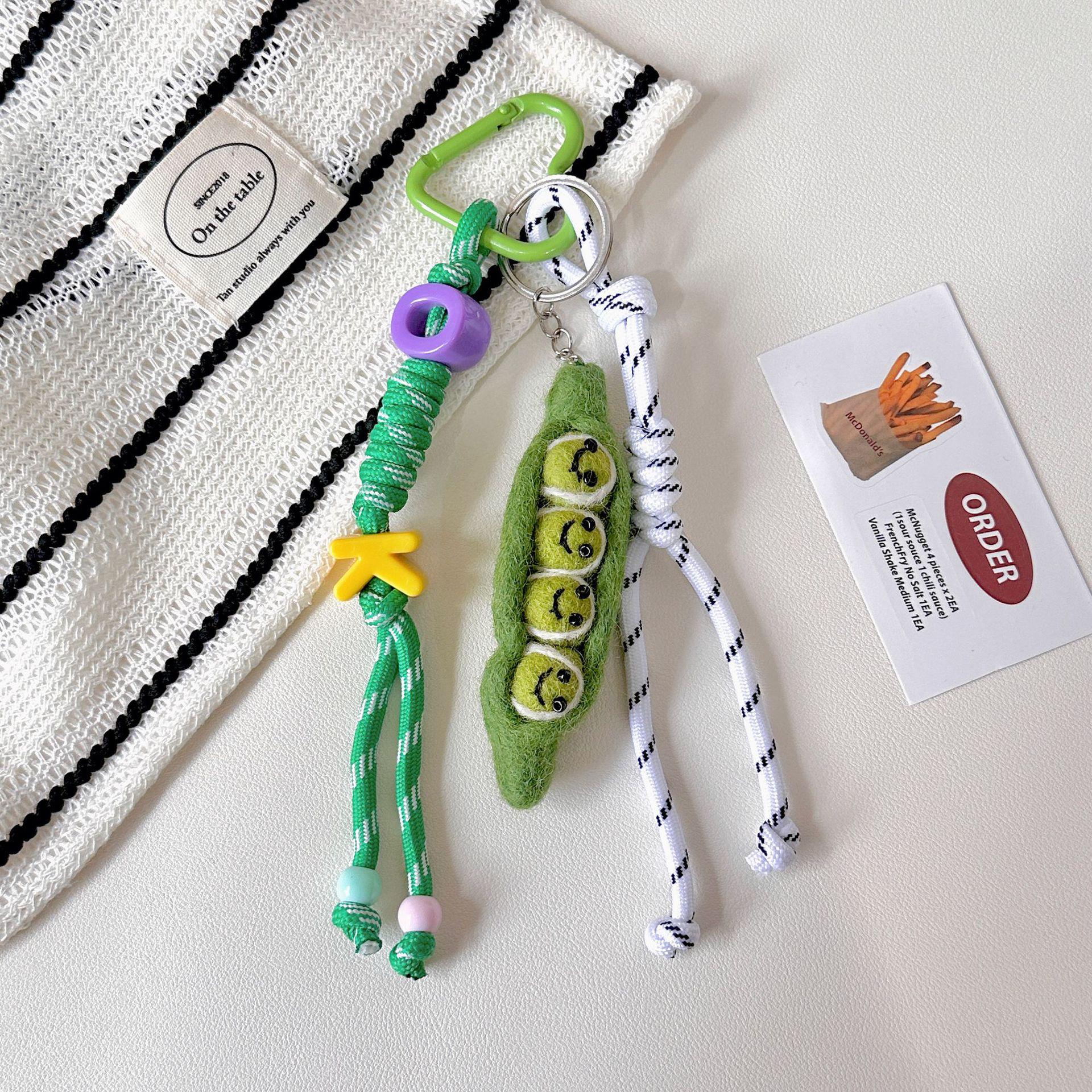 Adorable Pea Pod Doll Keychain Set: Personalized Backpack Ornament & Souvenir Gift for Women
Adorable Pea Pod Doll Keychain Set: Personalized Backpack Ornament & Souvenir Gift for Women
