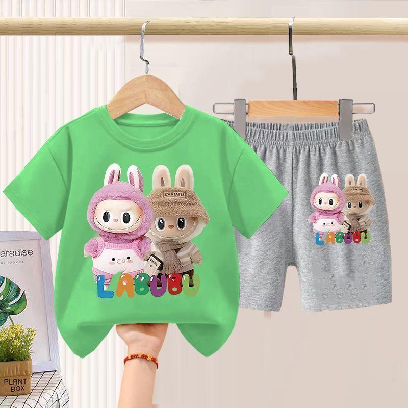 Labubu Children s Casual Short-sleeved Top Set for Boys and Girls T-shirt Set 150
Labubu Children s Casual Short-sleeved Top Set for Boys and Girls T-shirt Set 150