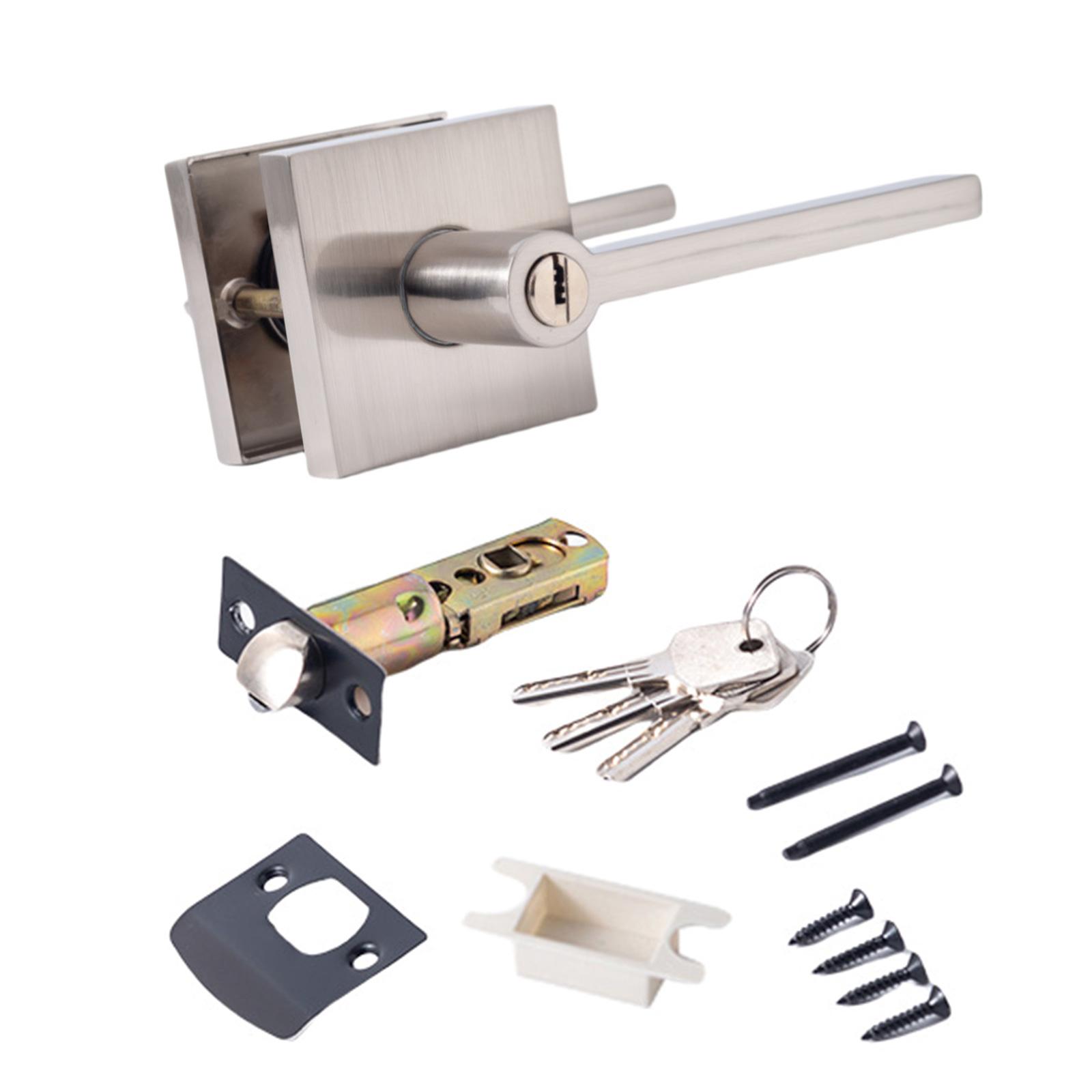 Zincs Alloy Room Lock Entry Door Handle with Lock & Key Security Door Lever Handle Lock for Interior Door Patio Door
Zincs Alloy Room Lock Entry Door Handle with Lock & Key Security Door Lever Handle Lock for Interior Door Patio Door