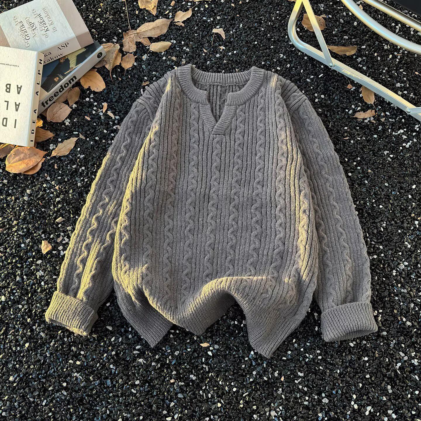 New Loose Round Neck Pullover Knitwear for Teens - Machine Washable Wool Sweater, Sporty Style for Autumn/Winter L темно-сірий колір
New Loose Round Neck Pullover Knitwear for Teens - Machine Washable Wool Sweater, Sporty Style for Autumn/Winter L темно-сірий колір