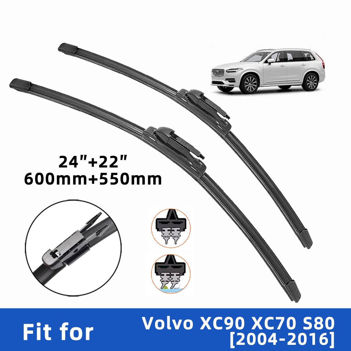 Щетки стеклоочистителя для Volvo XC90 XC70 S80 2004-2016 Передняя двойная резиновая полоска Щетки стеклоочистителя Щетки для лобового стекла Аксессуары для окон ветрового стекла 2PC
Щетки стеклоочистителя для Volvo XC90 XC70 S80 2004-2016 Передняя двойная резиновая полоска Щетки стеклоочистителя Щетки для лобового стекла Аксессуары для окон ветрового стекла 2PC