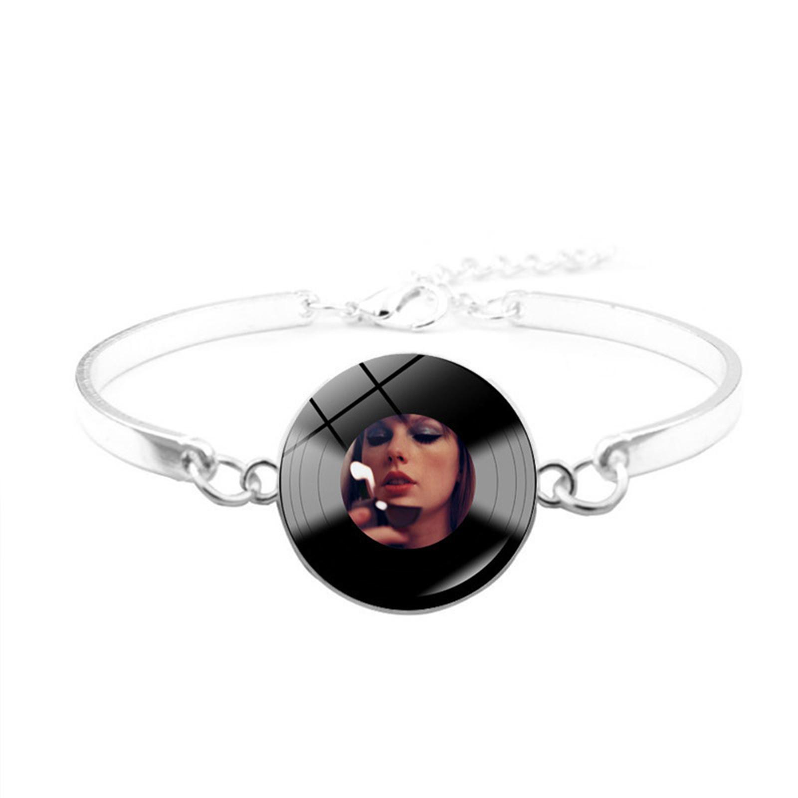 Music Themed Adjustable Bracelet Vinyl Record Style Charm Band with Circular Pendant for Everyday Wear and Collectors One Size
Music Themed Adjustable Bracelet Vinyl Record Style Charm Band with Circular Pendant for Everyday Wear and Collectors One Size