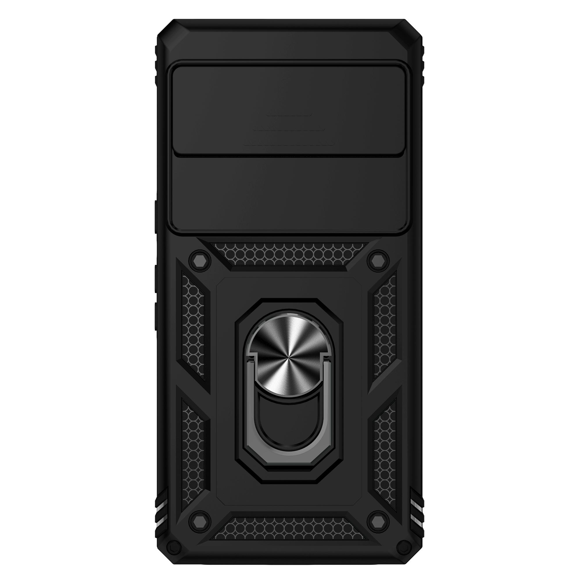 Ring Kickstand Protective Case for Google Pixel 7 Pro 5G,Slide Camera Lid Design PC+TPU Anti-drop Back Cover Black
Ring Kickstand Protective Case for Google Pixel 7 Pro 5G,Slide Camera Lid Design PC+TPU Anti-drop Back Cover Black