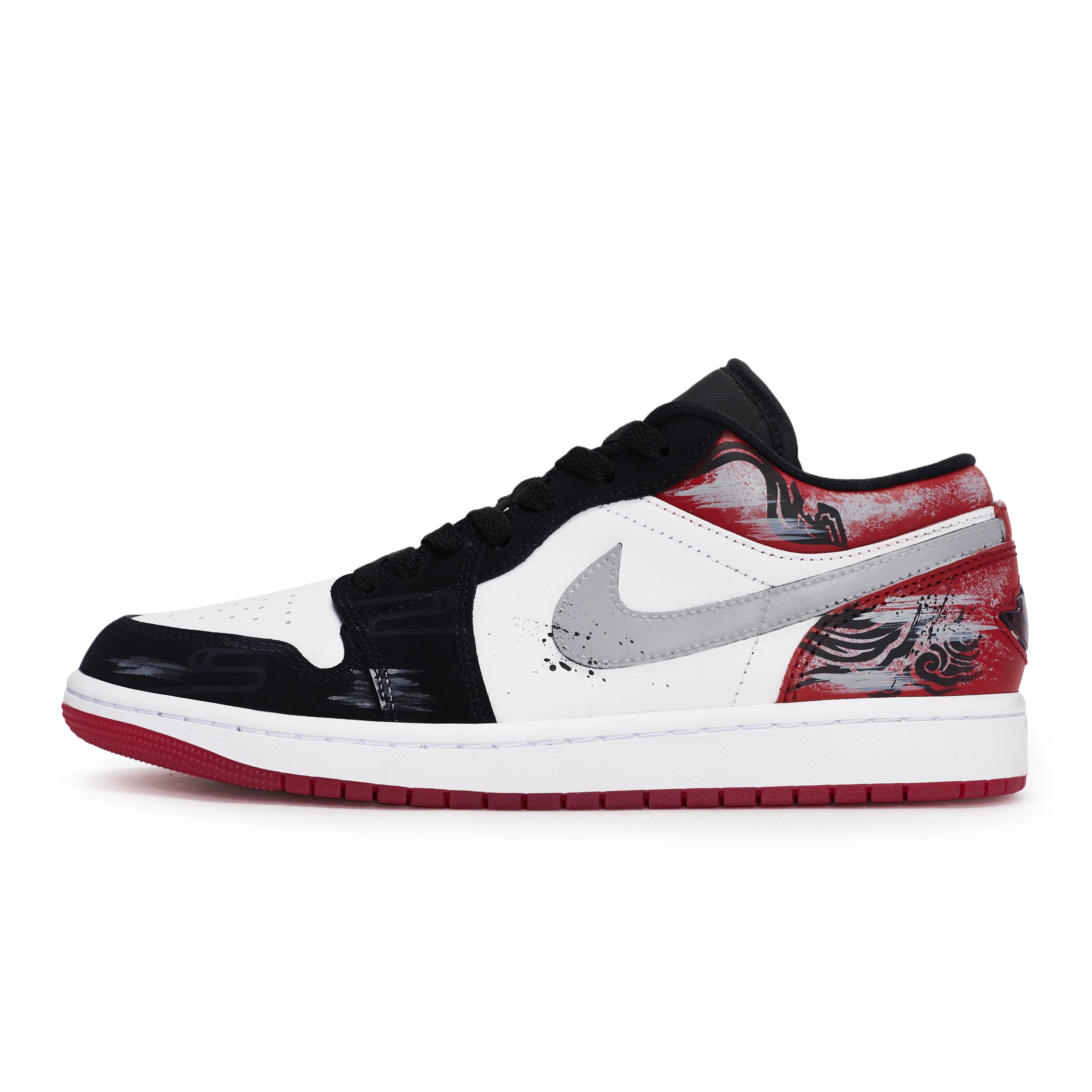 Jordan Air Jordan 1 Abrasion Resistant Low top Vintage Basketball Shoes Unisex Black White Red IB8971-106(Team1189-) 44
Jordan Air Jordan 1 Abrasion Resistant Low top Vintage Basketball Shoes Unisex Black White Red IB8971-106(Team1189-) 44