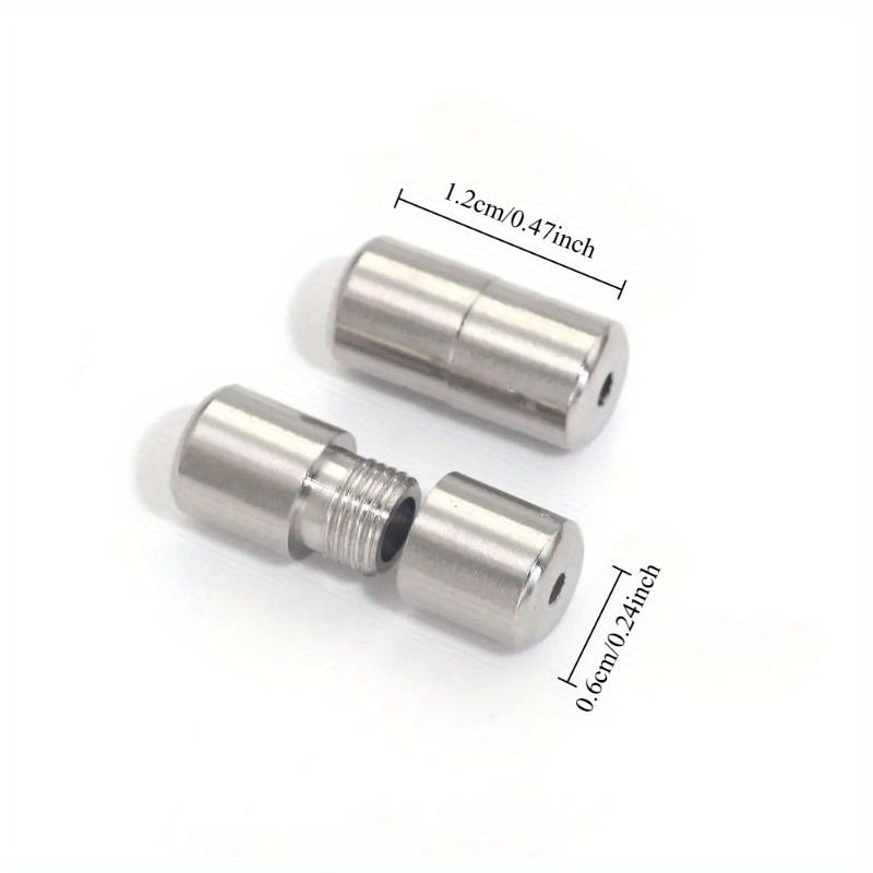 5 шт. Застежки-винты из нержавеющей стали, застежка-бочонок, цилиндрические застежки, пряжки, закрытые, для изготовления браслетов, ювелирные принадлежности, DIY A
5 шт. Застежки-винты из нержавеющей стали, застежка-бочонок, цилиндрические застежки, пряжки, закрытые, для изготовления браслетов, ювелирные принадлежности, DIY A