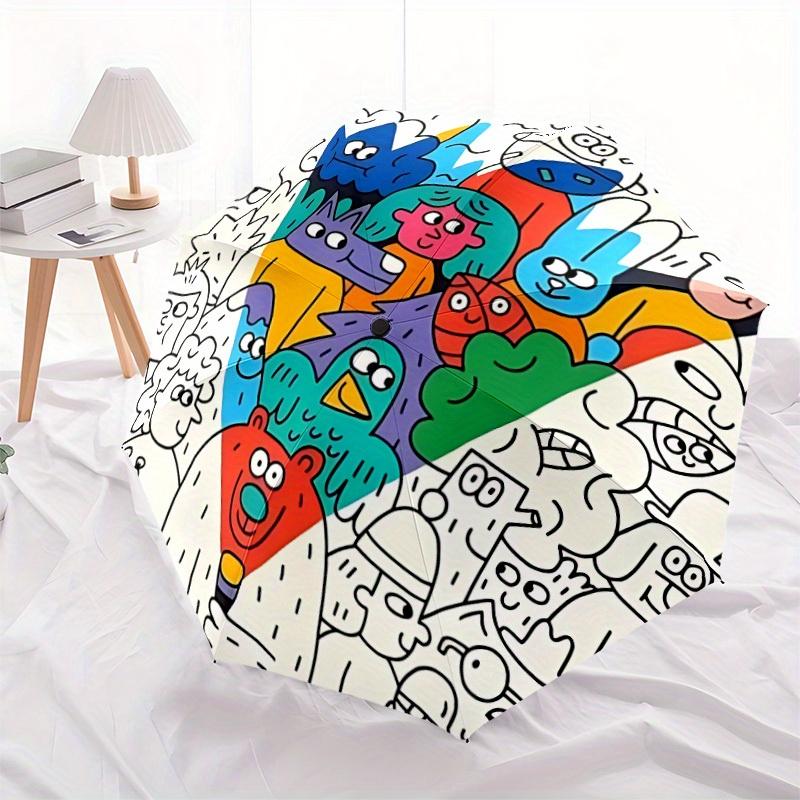 1pc Cartoon Characters Automatic Open 8-Rib Windproof Umbrella, Travel & Commuting, Suitable for All Seasons
1pc Cartoon Characters Automatic Open 8-Rib Windproof Umbrella, Travel & Commuting, Suitable for All Seasons