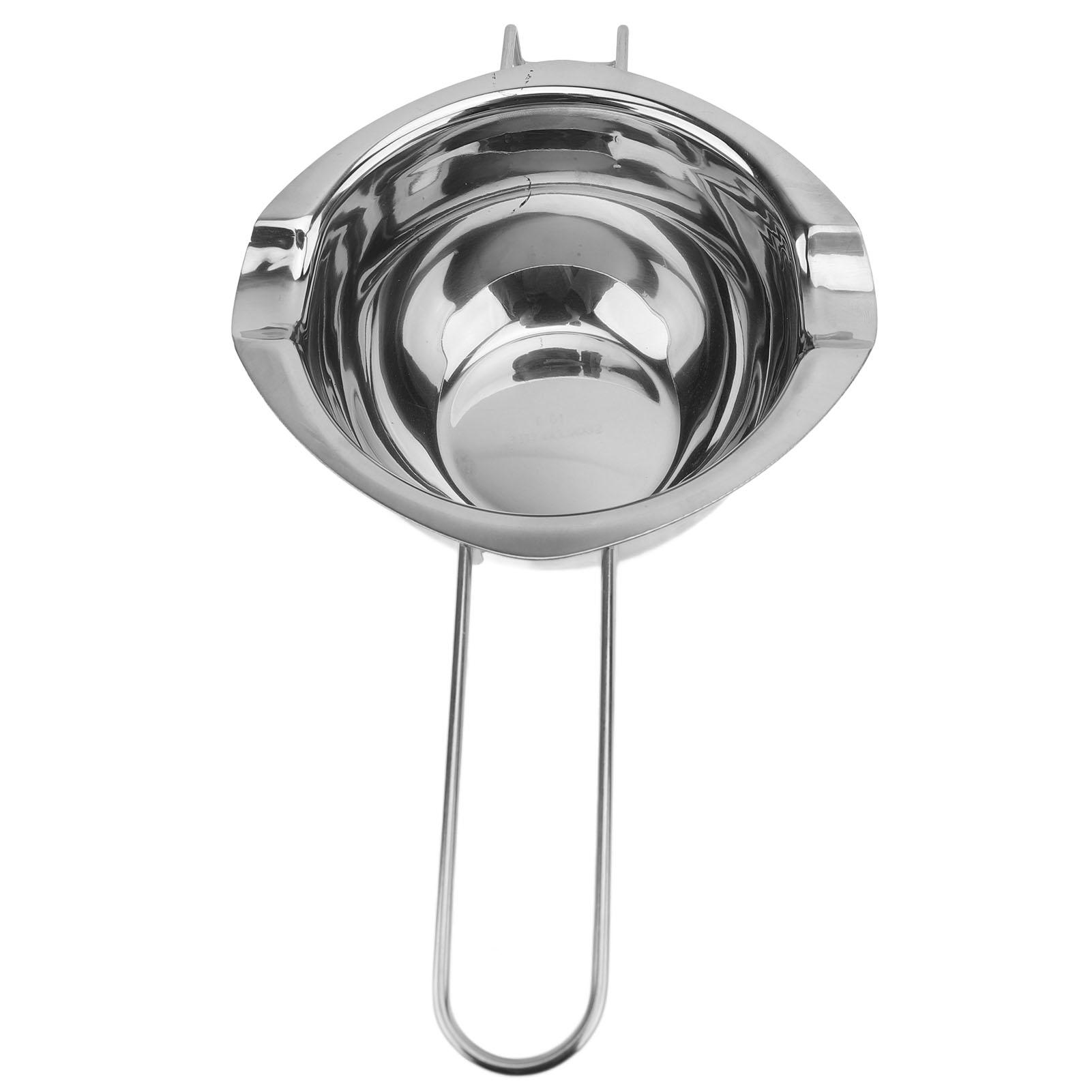 304 Stainless Steel Boiler Pot for Melting Chocolate Double Spouts 500 ML Chocolate Melting Pot Bowl for Candy Candle Making
304 Stainless Steel Boiler Pot for Melting Chocolate Double Spouts 500 ML Chocolate Melting Pot Bowl for Candy Candle Making