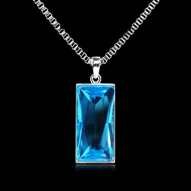 Xiangxu Men s Blue Crystal Pendant Necklace - Trendy Korean-Style Jewelry Accessory синий
Xiangxu Men s Blue Crystal Pendant Necklace - Trendy Korean-Style Jewelry Accessory синий