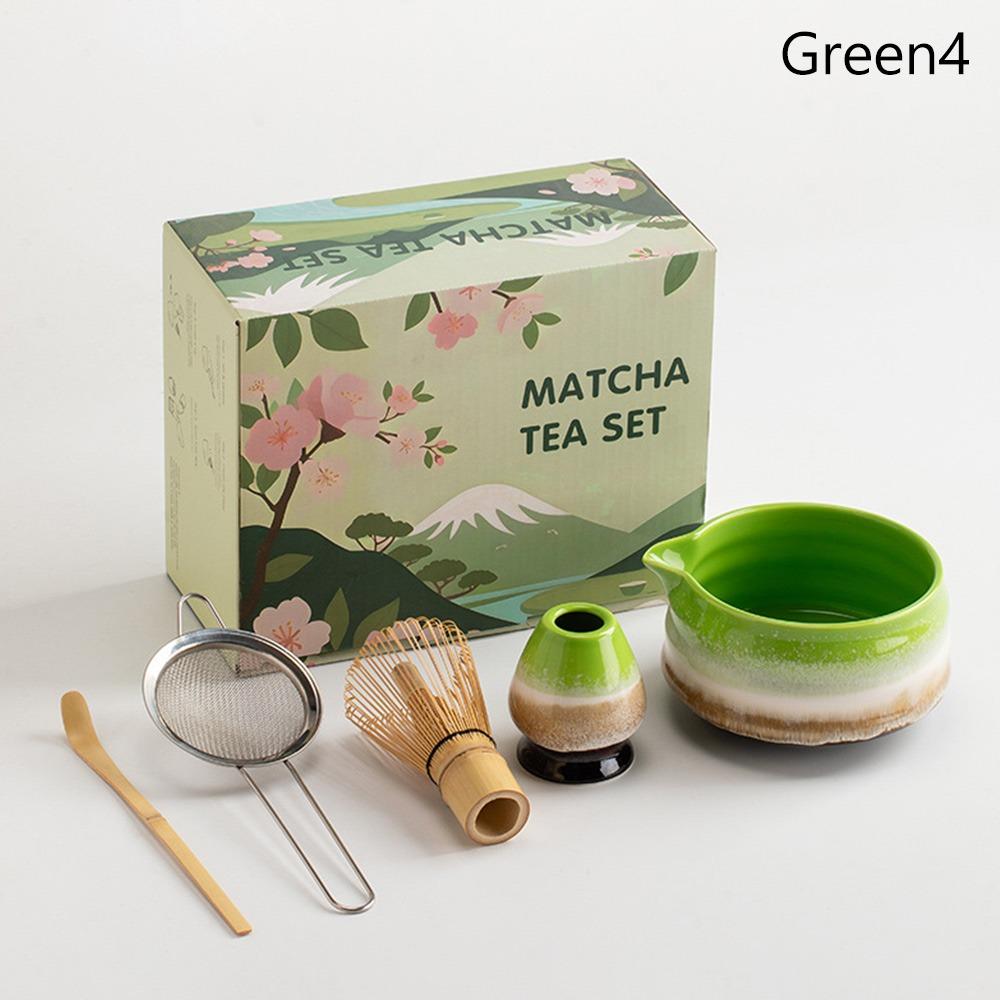 Ceramic Bamboo Japanese Matcha Tea Set Matcha Bowl Matcha Making Kit Matcha Whisk Set Tea Lovers Green4
Ceramic Bamboo Japanese Matcha Tea Set Matcha Bowl Matcha Making Kit Matcha Whisk Set Tea Lovers Green4