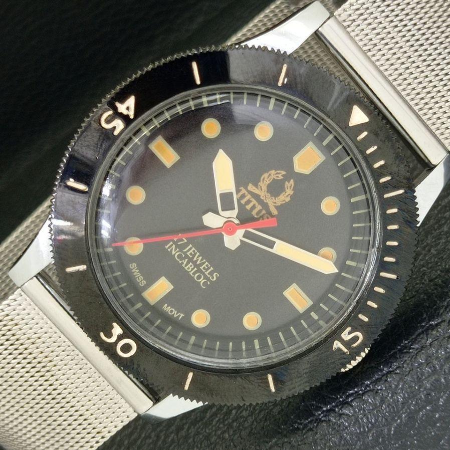 SWISS 40MM TITUS MENS REFURBISHED TURNABLE BEZEL BLACK DIAL WATCH a430792-2 R104-a430792
SWISS 40MM TITUS MENS REFURBISHED TURNABLE BEZEL BLACK DIAL WATCH a430792-2 R104-a430792