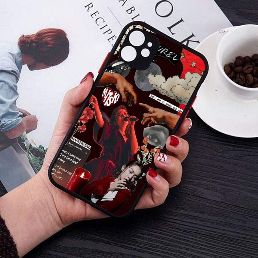 Singer M-Mitski Silicone Case For IPhone 16 15 14 13 12 11 Pro Max Plus X XS MAX Shockproof Matte Cover iphone 16 plus
Singer M-Mitski Silicone Case For IPhone 16 15 14 13 12 11 Pro Max Plus X XS MAX Shockproof Matte Cover iphone 16 plus