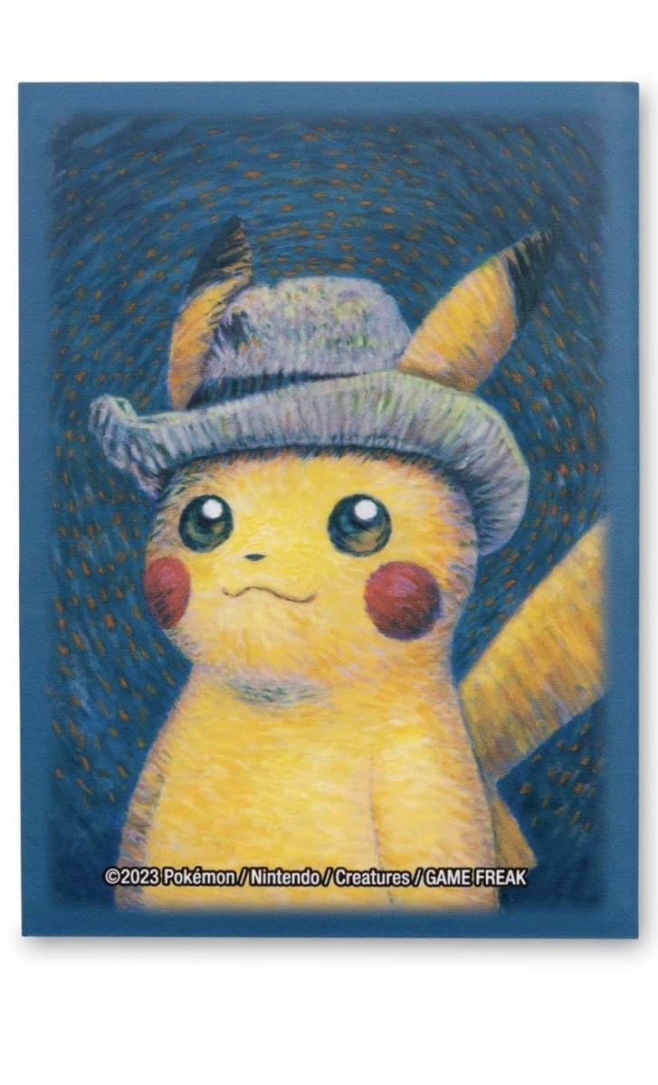 Pokemon Pokemon Center x Van Gogh Pikachu — обложки для карточек, вдохновлённые автопортретом Гога из Van Center Museum (65 карт)
Pokemon Pokemon Center x Van Gogh Pikachu — обложки для карточек, вдохновлённые автопортретом Гога из Van Center Museum (65 карт)