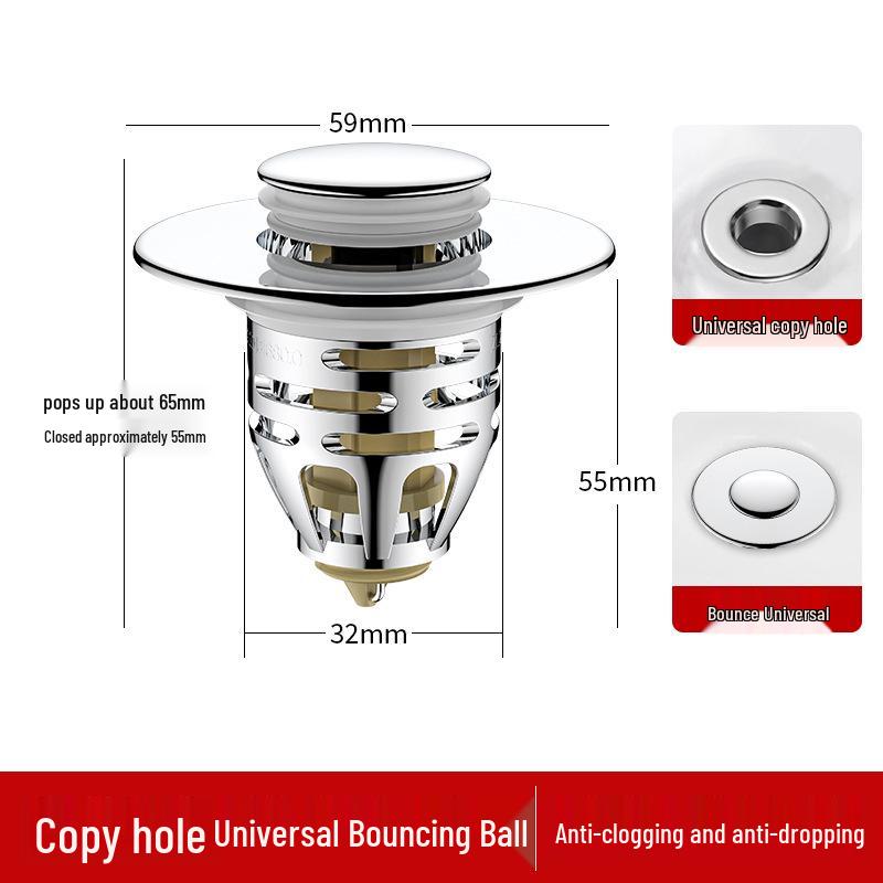 Innovator Pop-up Sink Stopper & Deodorizer for Face Basin
Innovator Pop-up Sink Stopper & Deodorizer for Face Basin