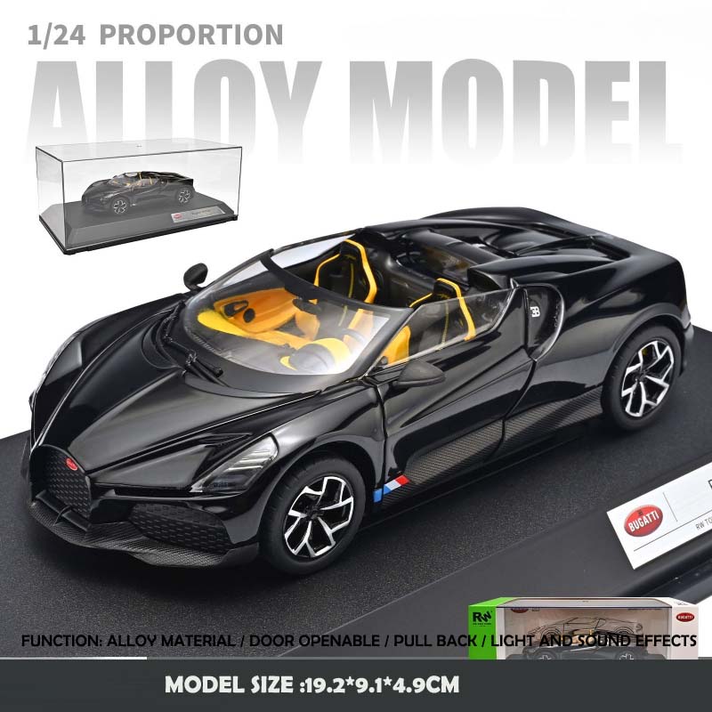 Officially Licensed 1:24 Bugatti Mistral Alloy Sports Car Model with Display Box Christmas Present Collection Miniature Voiture чёрный
Officially Licensed 1:24 Bugatti Mistral Alloy Sports Car Model with Display Box Christmas Present Collection Miniature Voiture чёрный