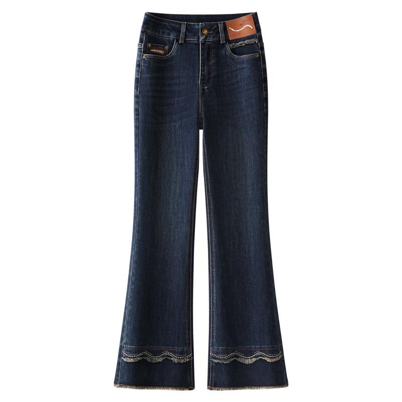 2025 Women s High-Waist Slimming Dark Blue Micro-Flared Jeans – New Spring/Autumn Fashion 3XL
2025 Women s High-Waist Slimming Dark Blue Micro-Flared Jeans – New Spring/Autumn Fashion 3XL