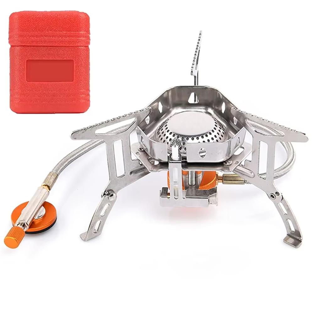 Ветрозащитная горелка для кемпинга 3200 Вт, ветрозащитная, складная, с электроподжигом, портативная газовая плита для улицы, для кемпинга, пеших походов, рыбалки
Ветрозащитная горелка для кемпинга 3200 Вт, ветрозащитная, складная, с электроподжигом, портативная газовая плита для улицы, для кемпинга, пеших походов, рыбалки