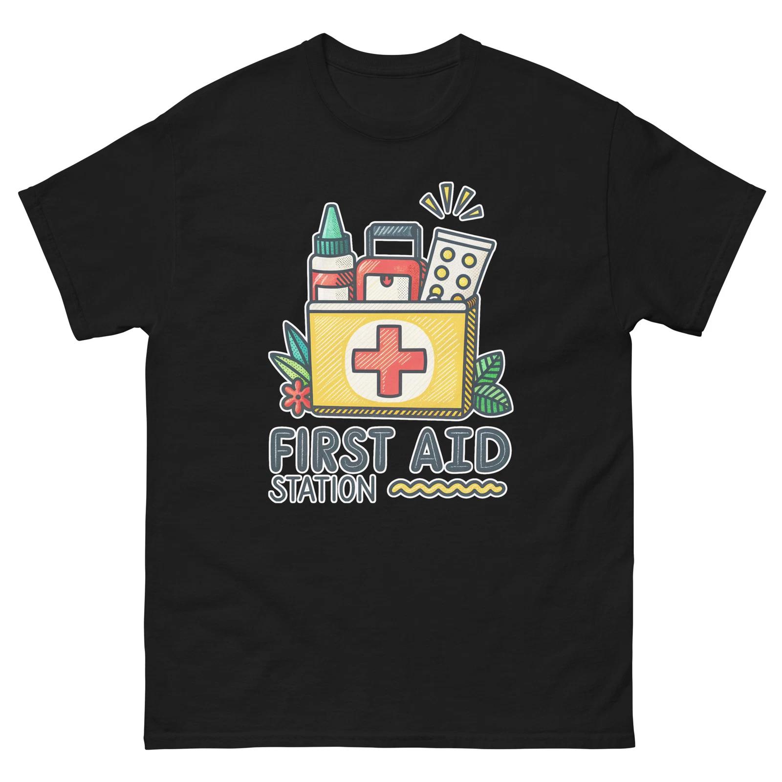 First Aid Stations Mountain Ski Resort Town T-Shirt S
First Aid Stations Mountain Ski Resort Town T-Shirt S