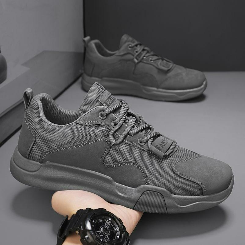 Leather Mesh Stitching Breathable Fashion Sports Casual Shoes Trend All-match Men s Non-slip Wear-resistant Tooling Shoes EU43/CN44 серый
Leather Mesh Stitching Breathable Fashion Sports Casual Shoes Trend All-match Men s Non-slip Wear-resistant Tooling Shoes EU43/CN44 серый