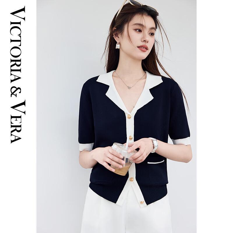 VICTORIA&VERA Women s Short Sleeve V-Neck Knit Top M
VICTORIA&VERA Women s Short Sleeve V-Neck Knit Top M