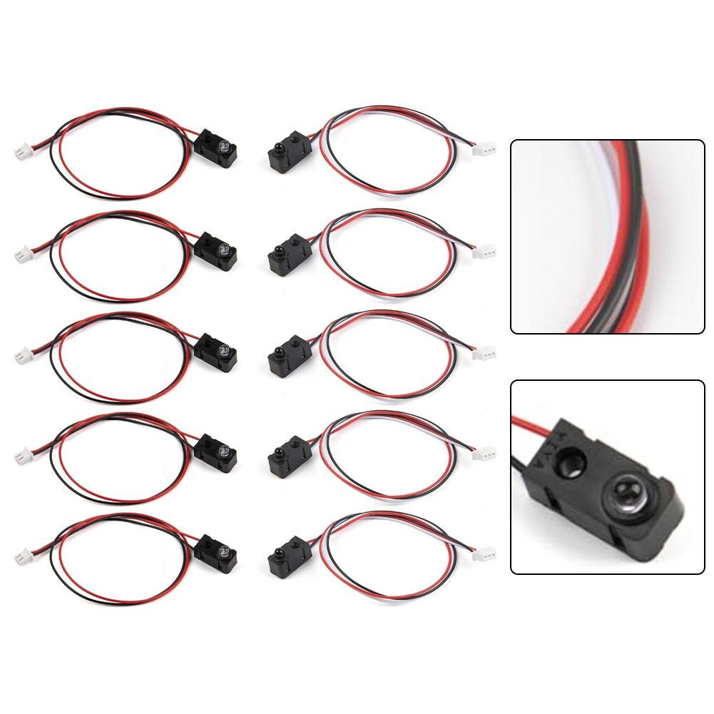 IR Break Beam Sensor Module With 3mm LEDs Photoelectric Control Switch For Arduino Robotics And Industrial Counters, 5 Pack
IR Break Beam Sensor Module With 3mm LEDs Photoelectric Control Switch For Arduino Robotics And Industrial Counters, 5 Pack