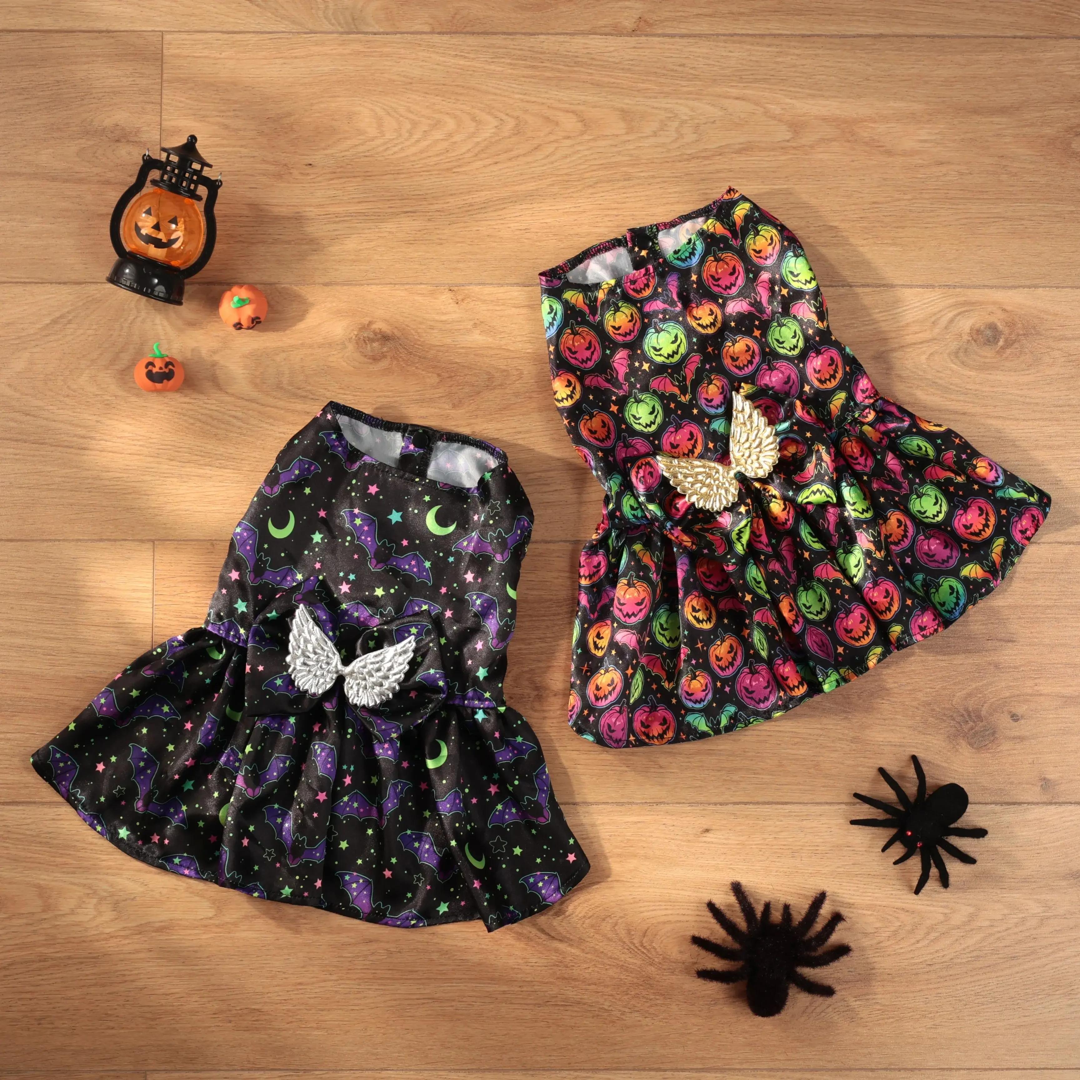 New Fun Dog Skeleton Halloween Costume Pet Lace Hair Proof Pumpkin Butterfly Dress Dog Clothes Gift S чорний
New Fun Dog Skeleton Halloween Costume Pet Lace Hair Proof Pumpkin Butterfly Dress Dog Clothes Gift S чорний