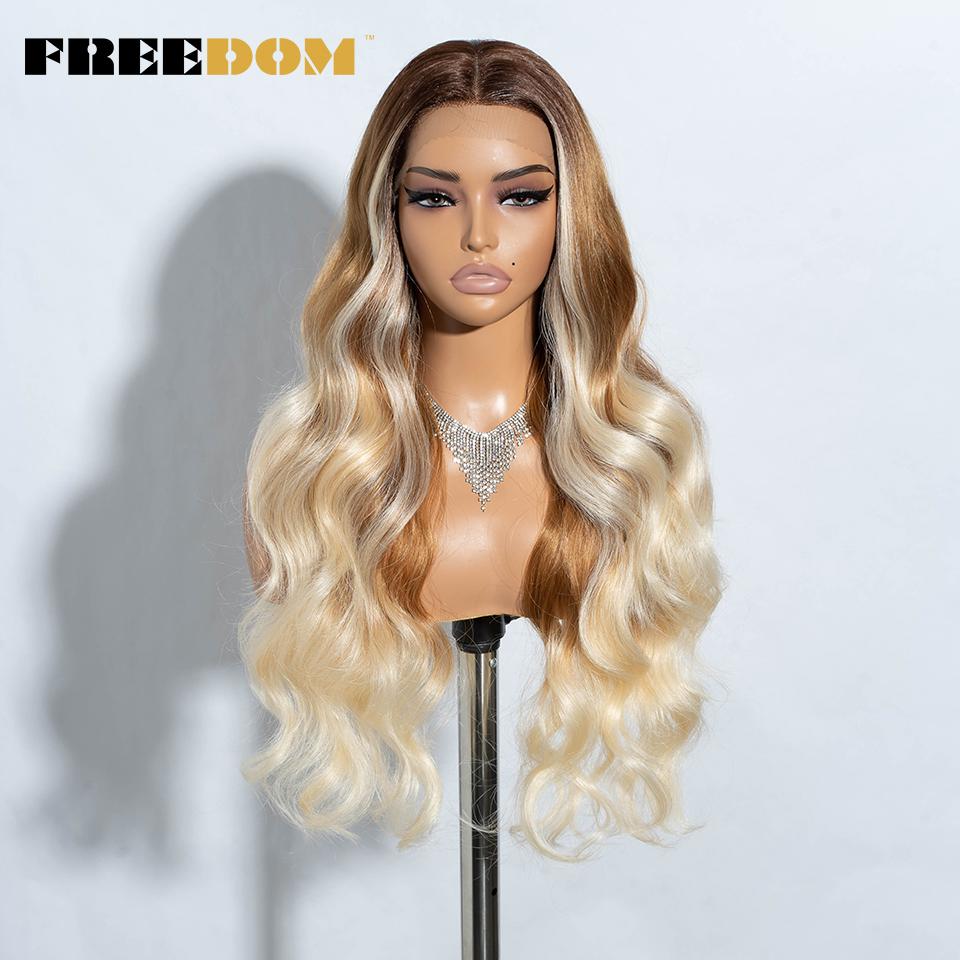 FREEDOM Synthetic Lace Front Wigs For Women Long Wavy 30 Body Wavy Long T Part Lace Wig Ombre Blonde Ginger Blue Cosplay Wig (as the picture,30inches)
FREEDOM Synthetic Lace Front Wigs For Women Long Wavy 30 Body Wavy Long T Part Lace Wig Ombre Blonde Ginger Blue Cosplay Wig (as the picture,30inches)