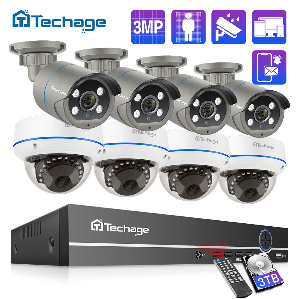 Techage 8CH HD 3MP POE NVR Камера безопасности Система аудио рекордер Человек Обнаружение Наружный внутренний CCTV Видеокамера Наблюдения Набор
Techage 8CH HD 3MP POE NVR Камера безопасности Система аудио рекордер Человек Обнаружение Наружный внутренний CCTV Видеокамера Наблюдения Набор