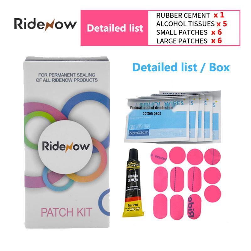 Ridenow Bicycle Tire Repair Kit: TPU Inner Tube Patches & Sealant for Mountain, Road, Folding & BMX Bikes
Ridenow Bicycle Tire Repair Kit: TPU Inner Tube Patches & Sealant for Mountain, Road, Folding & BMX Bikes