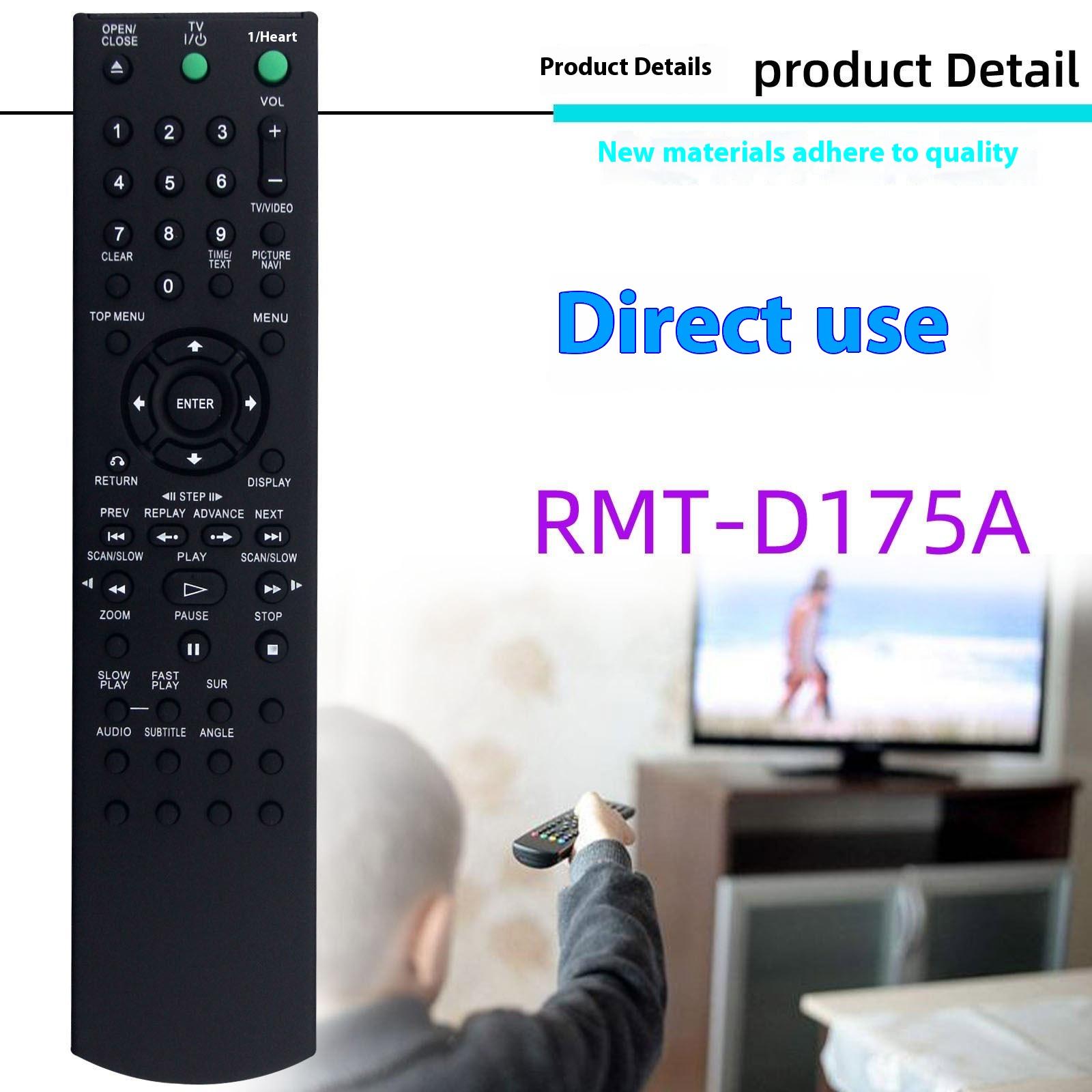 RMT-D175A For Sony DVD Wireless Remote Control Infrared Replacement Ergonomic Controller A
RMT-D175A For Sony DVD Wireless Remote Control Infrared Replacement Ergonomic Controller A