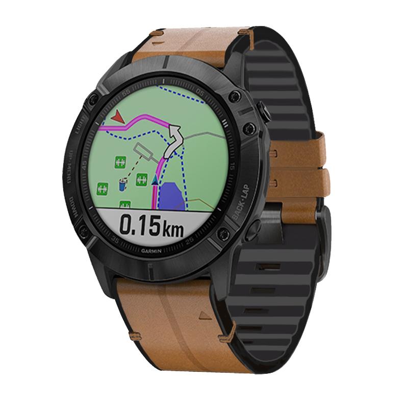 For Garmin Fenix 7/6/5 Watch Band Genuine Leather+Silicone Wrist Strap Replacement Black
For Garmin Fenix 7/6/5 Watch Band Genuine Leather+Silicone Wrist Strap Replacement Black