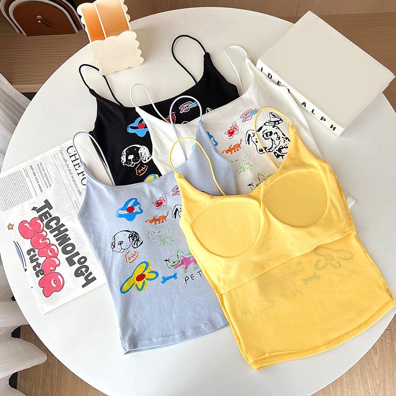 1pc Comfortable Dog Print Cami Top Summer Spring Sleeveless Clothing Women Versatile Slimming New
1pc Comfortable Dog Print Cami Top Summer Spring Sleeveless Clothing Women Versatile Slimming New