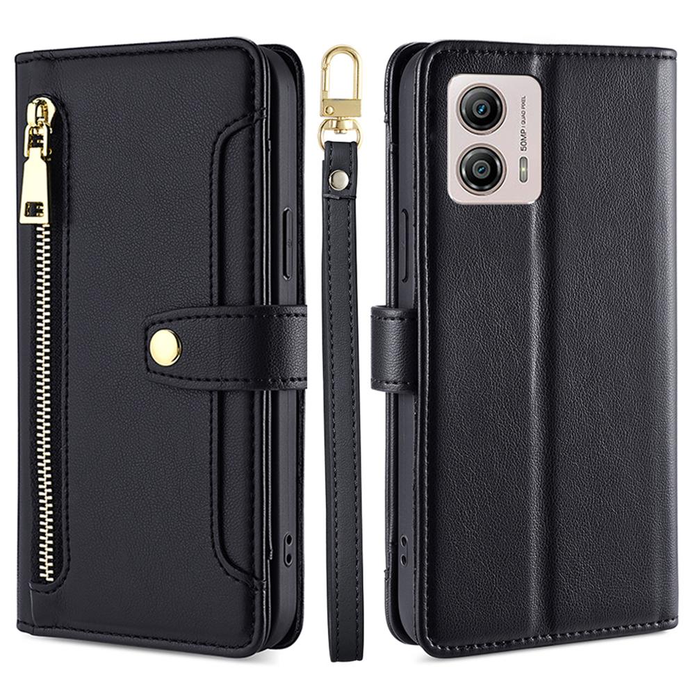 For Motorola Moto G53 5G/G23 4G/G13 4G Leather Phone Case Card Slots Zipper Pocket Stand Flip Cover Black
For Motorola Moto G53 5G/G23 4G/G13 4G Leather Phone Case Card Slots Zipper Pocket Stand Flip Cover Black
