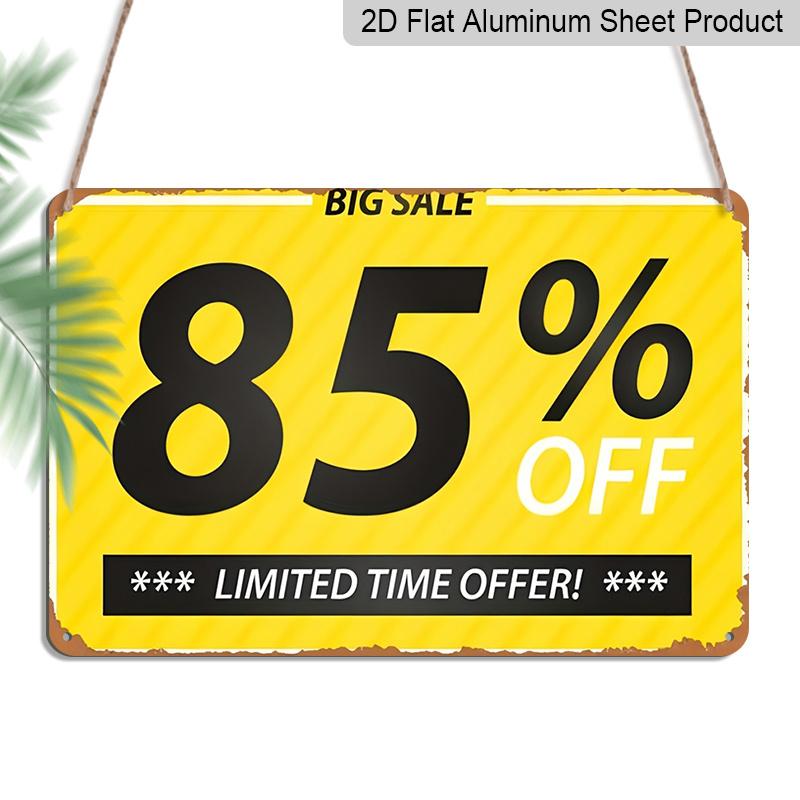 2D Flat, 1pc Metal Sign - Limited Time 85 Off Big Promotion, Durable Aluminium Material, No Electricity Needed for Indoor/Outdoor Retail Store Event 20*30cm
2D Flat, 1pc Metal Sign - Limited Time 85 Off Big Promotion, Durable Aluminium Material, No Electricity Needed for Indoor/Outdoor Retail Store Event 20*30cm