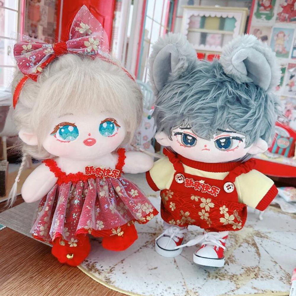 New Year s Clothing Stuffed Doll Dress Suit Shawl Plush Toys Clothes Doll Accessory style 4
New Year s Clothing Stuffed Doll Dress Suit Shawl Plush Toys Clothes Doll Accessory style 4
