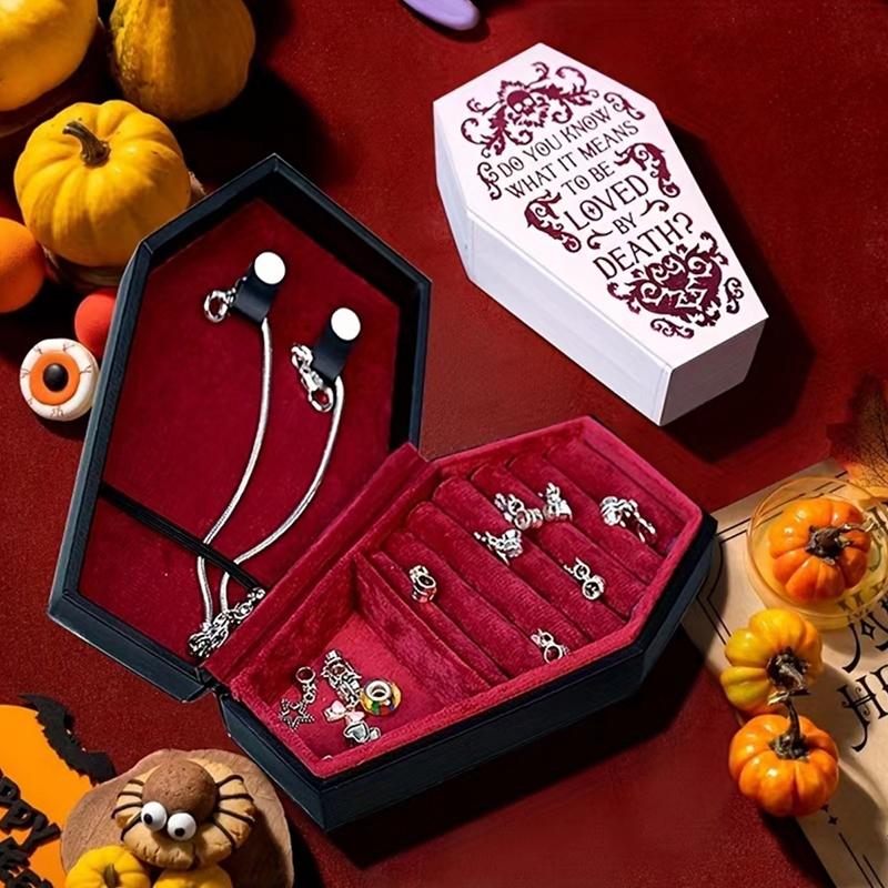 Halloween Coffin Shape High Quality Halloween Storage Box Luxury Jewelry Storage Halloween Decoration Black/White чёрный
Halloween Coffin Shape High Quality Halloween Storage Box Luxury Jewelry Storage Halloween Decoration Black/White чёрный