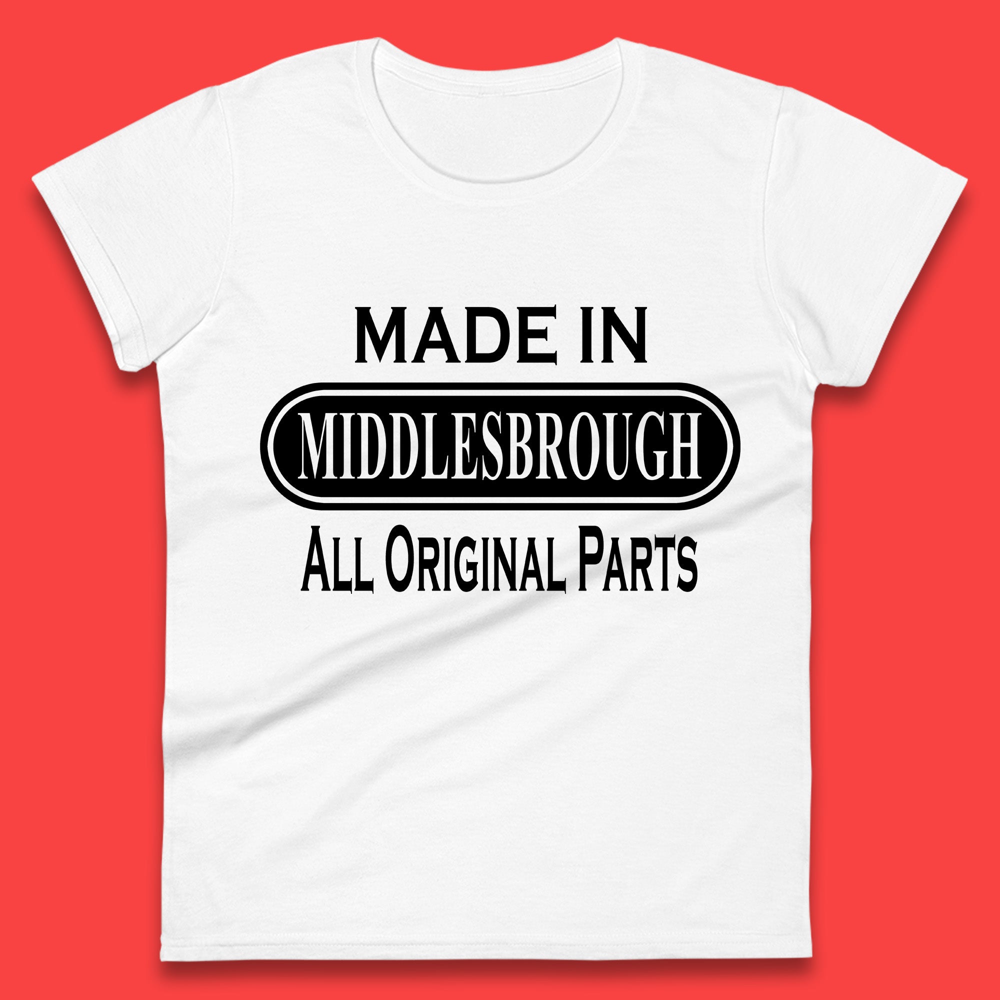 Made In Middlesbrough All Original Parts Vintage Retro Birthday Town In North Yorkshire, England Gift Womens Tee T Shirt Mens Tops Unisex Top S
Made In Middlesbrough All Original Parts Vintage Retro Birthday Town In North Yorkshire, England Gift Womens Tee T Shirt Mens Tops Unisex Top S
