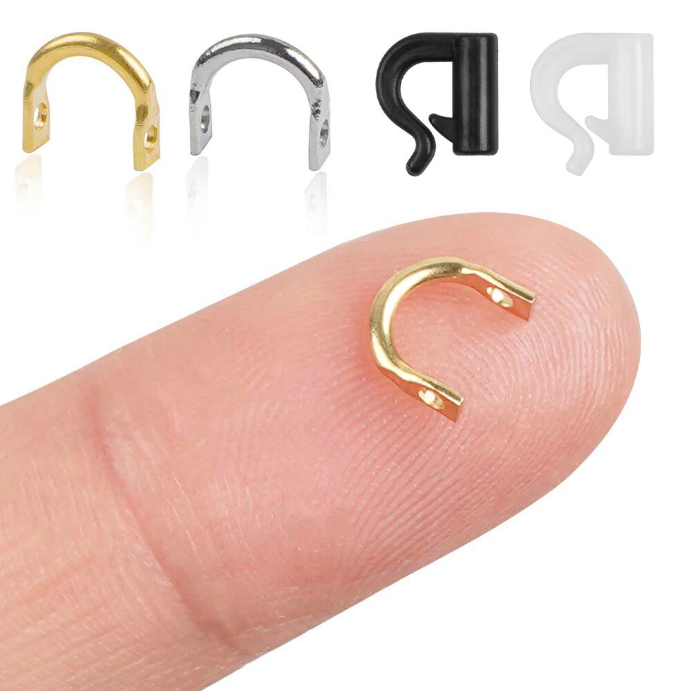 160Pcs Fishing Clevis Easy Spin Spinner Clevis Fishing Spoon Spinnerbait Brass/Plastic Spinner Blade Clevis for Lure Accessories
160Pcs Fishing Clevis Easy Spin Spinner Clevis Fishing Spoon Spinnerbait Brass/Plastic Spinner Blade Clevis for Lure Accessories